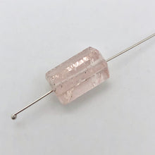 Load image into Gallery viewer, 16.1cts Morganite Pink Beryl Hexagon Cylinder Bead | 16x9mm | 1 Bead | 3863G - PremiumBead Primary Image 1