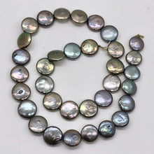 Load image into Gallery viewer, Shimmer Silvery Platinum FW Coin Pearl 8 inch Strand 9447HS