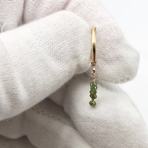 Sparkle Parrot Green Diamond (.73cts) & 14K Gold Earrings 309605 - PremiumBead Alternate Image 11