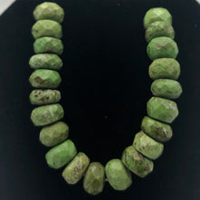 Load image into Gallery viewer, 1 Natural Gaspeite Faceted Roundel 6x5mm to 7x3mm Bead - PremiumBead Alternate Image 5