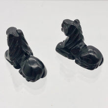Load image into Gallery viewer, Black Stallion 2 Obsidian Horse Pony Beads - PremiumBead Alternate Image 8