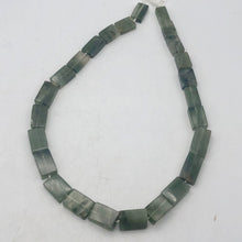 Load image into Gallery viewer, Natural graduated Rutilated Quartz strand | 20x11x6 - 15x8x5 | Green| Rectangle| - PremiumBead Alternate Image 5