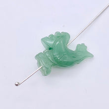 Load image into Gallery viewer, 2 Cute Carved Aventurine Rooster Beads | 21x15x9mm | Green - PremiumBead Alternate Image 6