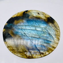 Load image into Gallery viewer, Aurora Borealis Labradorite Pendant Bead | Blue Green | 45mm | 1 Bead |