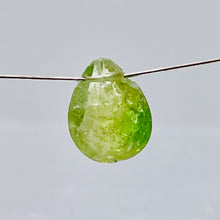Load image into Gallery viewer, Garnet Grossular Flat Faceted Briolette Pendant Bead | 8x6x4mm(1.4ct) |Green| 1