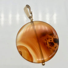 Load image into Gallery viewer, Made in USA Orange-Red Carnelian 14Kgf Pendant 505677C - PremiumBead Alternate Image 10