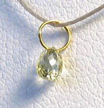 Load image into Gallery viewer, 0.28cts Natural Canary Diamond 18K Gold Pendant 8798J - PremiumBead Alternate Image 2
