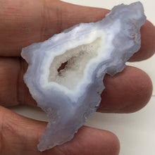 Load image into Gallery viewer, 68.5cts Druzy Blue Chalcedony Designer Pendant Bead for Jewelry Making - PremiumBead Alternate Image 6