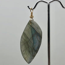 Load image into Gallery viewer, Labradorite 14K Gold Filled Drop Pendant | 1 3/8" Long | Blue Green |