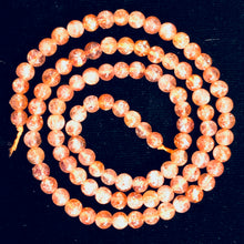Load image into Gallery viewer, Sunstone Bead Parcel Round | 4 mm | Orange | 10 Bead |