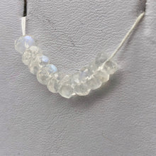 Load image into Gallery viewer, 10 Faceted Rainbow Moonstone Roundel 6mm Beads - PremiumBead Alternate Image 10