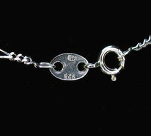 Load image into Gallery viewer, Italian! 16" Silver Figaro Chain Necklace 10032A - PremiumBead Alternate Image 3