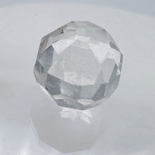 Load image into Gallery viewer, Faceted Quartz Carved Sphere | 23x25mm | Clear | 1 Figurine |