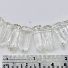 Load image into Gallery viewer, Quartz Polished Points Strand | 21x8 to16x7mm | Clear | 94g | 52 Beads |