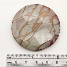 Load image into Gallery viewer, Picture Jasper Round Coin Pendant Bead | 50mm x 10mm | 1 Bead |