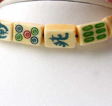 Load image into Gallery viewer, Rare Scrimshawed Mahjong 12 Tiles Waterbuffalo Bone Bead Set 104841C - PremiumBead Alternate Image 4