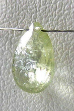 Load image into Gallery viewer, Natural Non Heat Treated Green Sapphire Faceted Briolette Bead 2.23cts 6782 - PremiumBead Primary Image 1