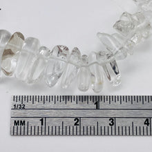 Load image into Gallery viewer, Quartz Polished Points Strand | 28x5 to 10x4mm | Clear | 72g | 90 Beads |