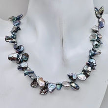 Load image into Gallery viewer, Design Platinum Rose Petal Keishi Fresh Water Pearl Strand 109050