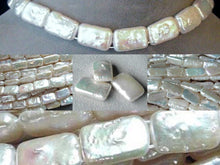 Load image into Gallery viewer, Double-Drill Rectangle White Coin FW Pearl Strand 104812 - PremiumBead Alternate Image 5