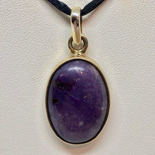 Load image into Gallery viewer, Very Rare! Sugilite in 22K Vermeil Pendant! 4188 - PremiumBead Alternate Image 2