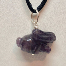 Load image into Gallery viewer, Hop! Amethyst Bunny Rabbit Solid Sterling Silver Pendant 509255AMS - PremiumBead Alternate Image 11