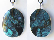 Load image into Gallery viewer, 108cts Natural Turquoise Silver Pendant 10378M - PremiumBead Primary Image 1