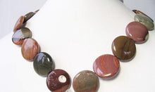 Load image into Gallery viewer, Stunner Imperial Jasper 20mm Coin Bead Strand 110271C - PremiumBead Alternate Image 2