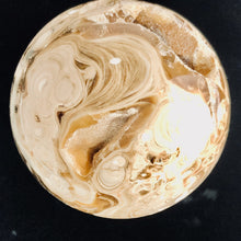 Load image into Gallery viewer, Aragonite Scry Sphere Round | 3" | White/Brown | 1 Sphere