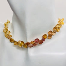 Load image into Gallery viewer, 84cts Natural Imperial Topaz Faceted Bead Strand 110220