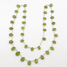 Load image into Gallery viewer, Natural Green Peridot Briolette & 14Kg 26 inch Necklace 867 - PremiumBead Alternate Image 5