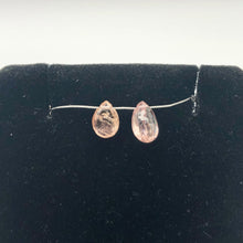 Load image into Gallery viewer, 2 Natural Imperial Topaz Faceted Briolette Beads, 6x4mm, Pink/Orange 3295A - PremiumBead Alternate Image 6