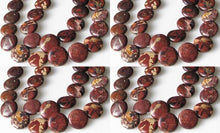 Load image into Gallery viewer, Red 3 Brecciated Jasper 20mm Coin Beads 009568 - PremiumBead Primary Image 1