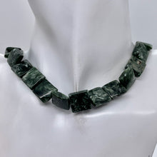 Load image into Gallery viewer, Siberia Russian Seraphinite 13x13mm Square Bead Strand 109576
