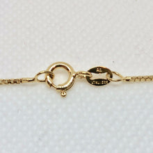 Load image into Gallery viewer, Italian 18" 22K Vermeil Fine Box Chain 1mm 110016B - PremiumBead Alternate Image 2