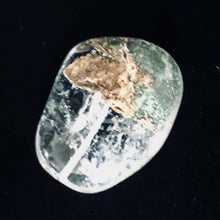 Load image into Gallery viewer, Lodalite Quartz Oval Pendant Figurine Bead | Clear Included|1 Bead| 33x27x16 mm|