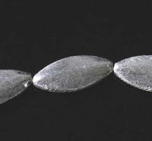 Load image into Gallery viewer, Designer 1 Brushed Sterling Silver Oval Bead 10338 - PremiumBead Primary Image 1