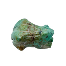 Load image into Gallery viewer, Turquoise Carved Frog Fetish Totem Bead | 1 Bead |