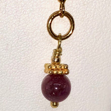 Load image into Gallery viewer, Pink Sapphire and 22K Vermeil Earrings 310696 - PremiumBead Alternate Image 3