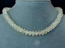 Load image into Gallery viewer, Ten (10) Rare Yellow Calcite Faceted Roundel Beads 4570