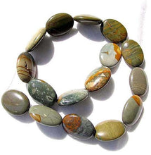 Load image into Gallery viewer, Natural 2 Owyhee Jasper Oval Pendant Beads 008965 - PremiumBead Primary Image 1