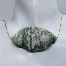 Load image into Gallery viewer, Peace ~ Harmony Stone Carved Pendant 67x33x8mm Bead Strand 108714