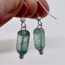 Load image into Gallery viewer, Fluorite Sterling Silver Drop/Dangle Earrings | 1 1/2" Long | Blue | 1 Pair |