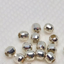 Load image into Gallery viewer, Disco 8 Diamond Laser Cut 3mm Sterling Beads 007828 - PremiumBead Alternate Image 2