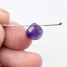 Load image into Gallery viewer, 3 Amethyst Faceted Briolette Beads | 11x5mm | Imperial Purple | 4672 - PremiumBead Alternate Image 6