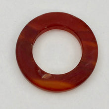Load image into Gallery viewer, So Hot! 1 Carnelian Agate 30mm Picture Frame Bead 9581