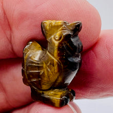Load image into Gallery viewer, Cock A Doodle Doo Carved Tigereye Rooster Beads