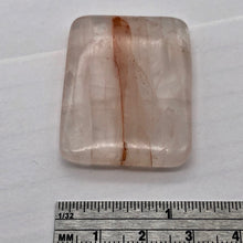 Load image into Gallery viewer, Quartz Orange Rectangular Pendant Bead | 40x30x6mm | 1 Bead |