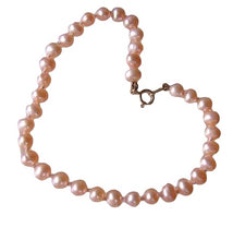 Load image into Gallery viewer, Sherbert Peach Pearl &amp; 14Kgf 7&quot; Bracelet 9916S
