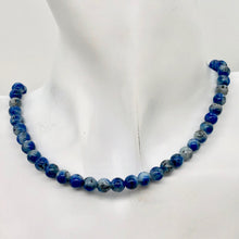 Load image into Gallery viewer, K-2 Round Stone or Raindrop Azurite | 6mm | Blue White | 62 Bead(s)